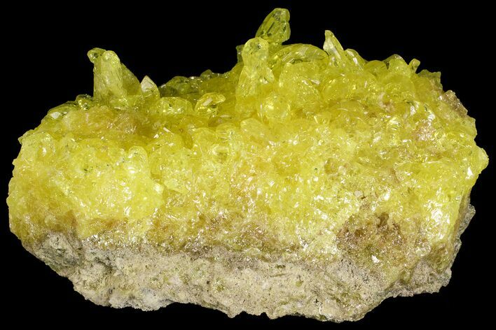 Sulfur Crystals on Matrix - Bolivia #66303
